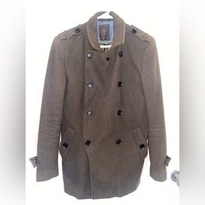 Army style European pea coat